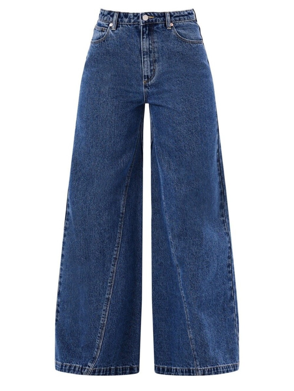 Abrand 94 High And Super Wide Chantell medium-dark wash jeans